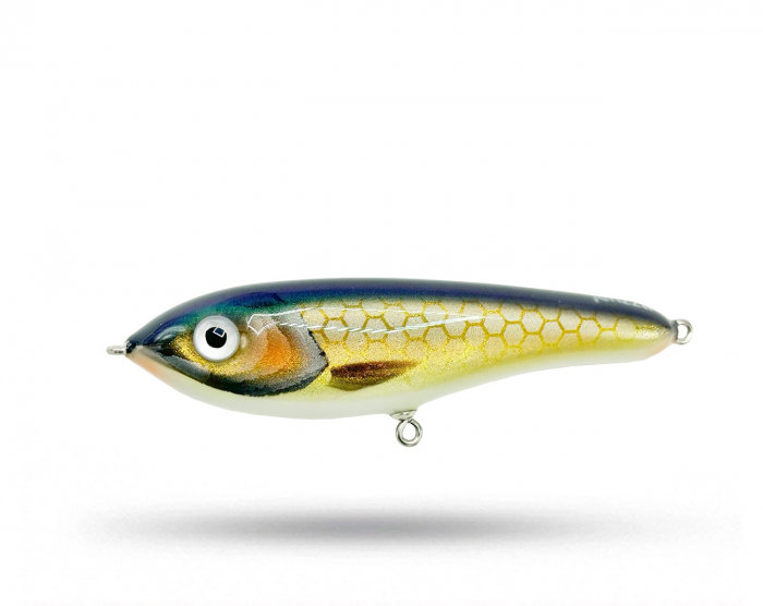 Jenzza Lures Hasslö Original Jr - Bleak i gruppen Fiskedrag / Jerkbaits hos Örebro Fiske & Outdoor AB (Hasslo Jr - Bleak)